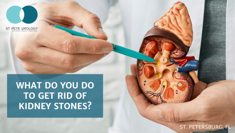 What do you do to get rid of kidney stones?